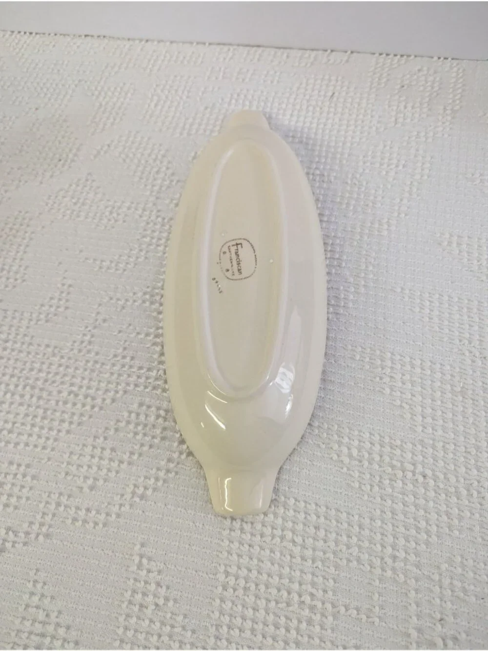 Vintage Franciscan DAISY Relish Bread Tray Platter Pottery 12